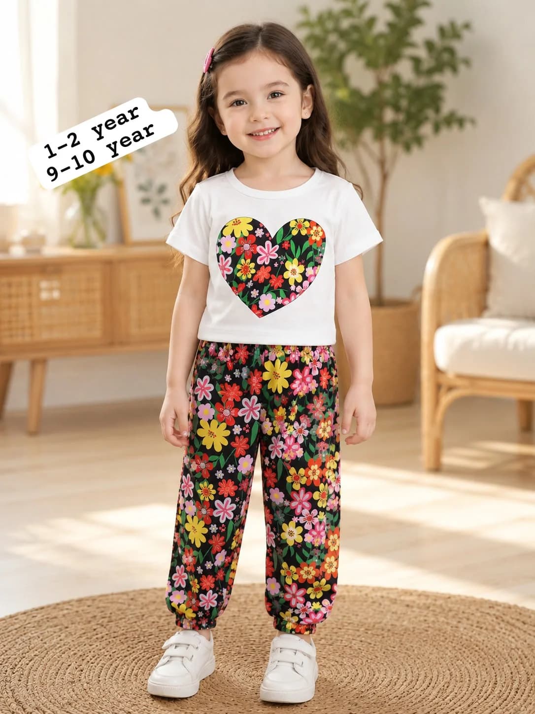 Kids Modern Geometric Print 2-Piece Set