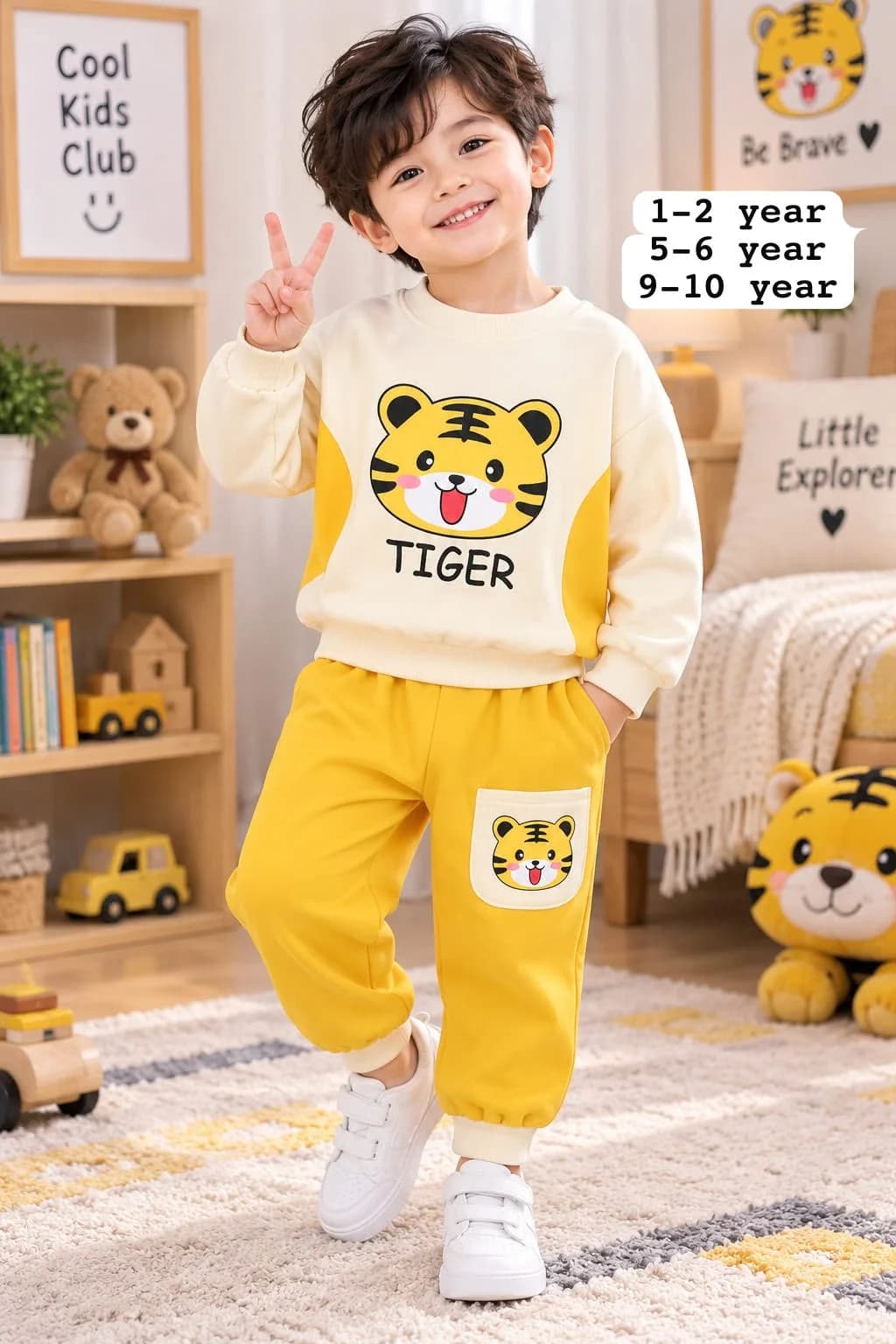 Kids Tropical Palm Summer T-Shirt & Shorts