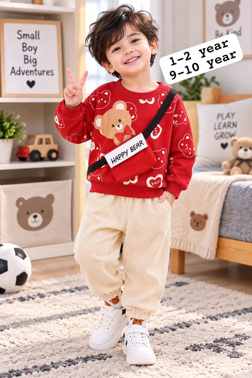 Kids Marvelous Fun Printed Cotton Suit