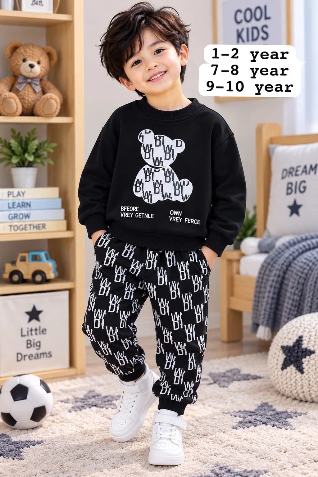 Kids Honey Bee Blossom 2-Piece Loungewear