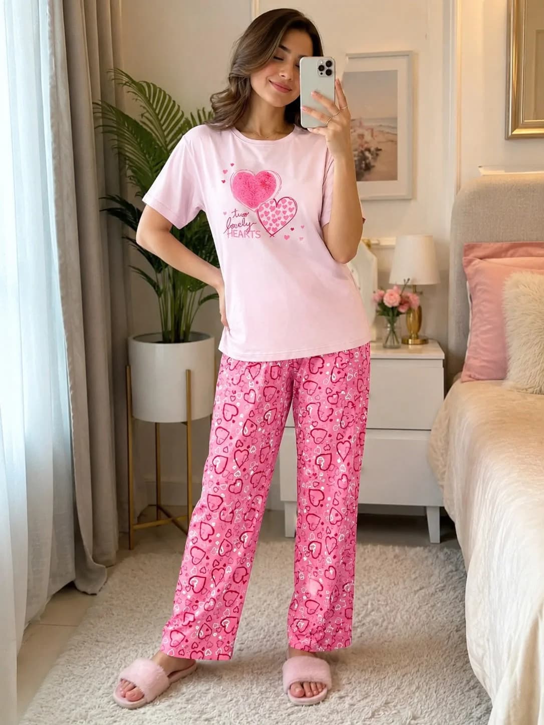 Women Casual Daily Wear Soft Jersey Co-ord