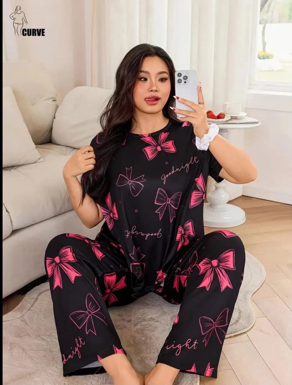 Women Timeless Elegance Printed Night Suit