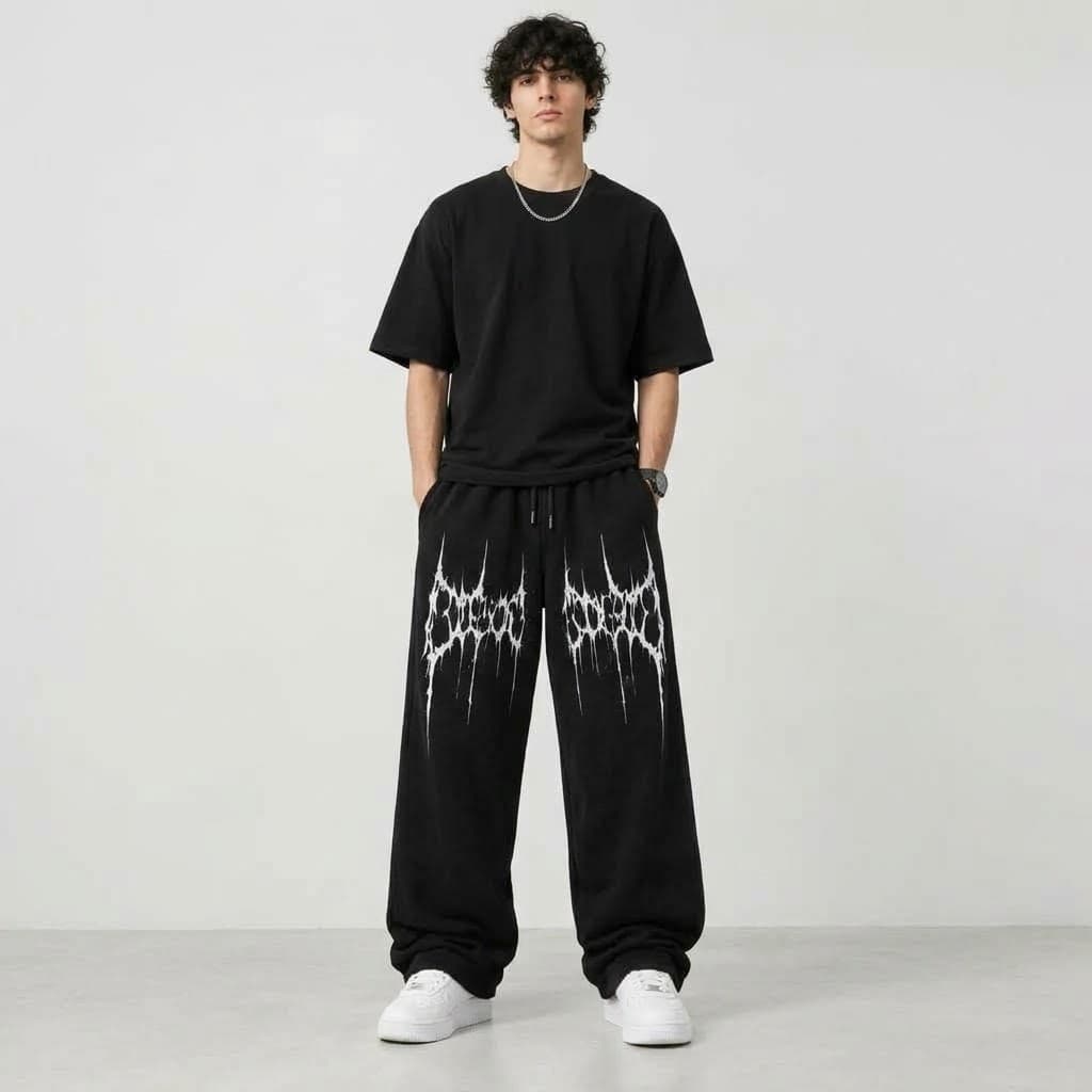 Drake Signature Metal baggy Trouser